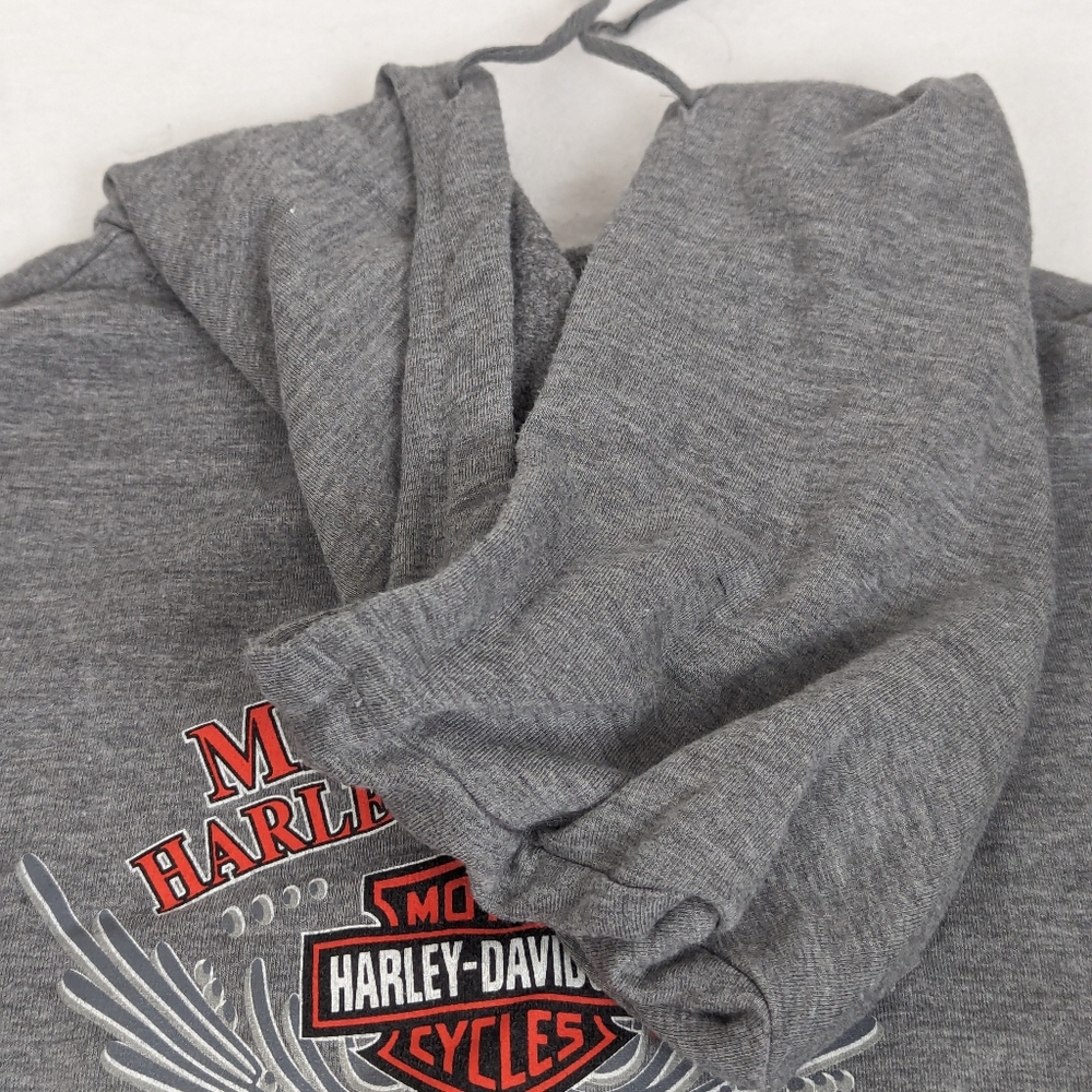 Harley-Davidson Maverick Dallas, Texas Grey Hoodie Small View 3